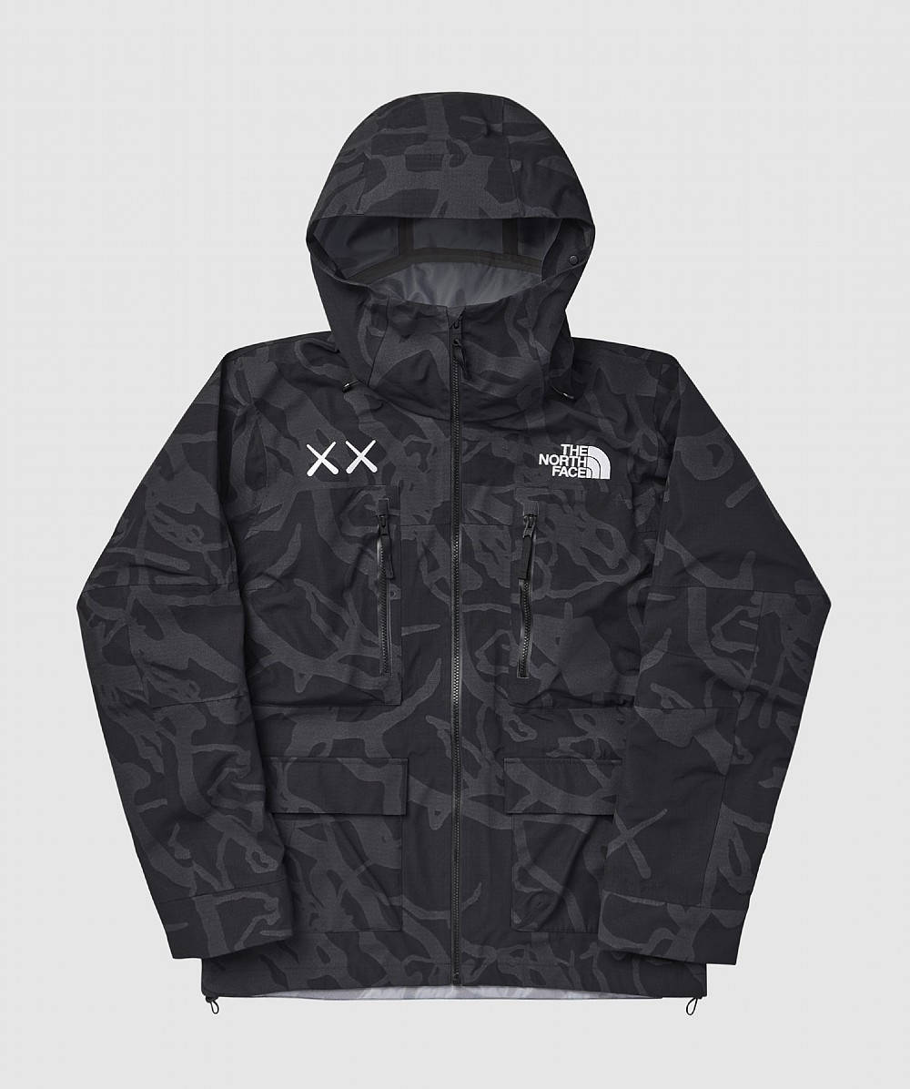 The North Face X KAWS X Project X Freeride Jacket - Black | The Sole ...