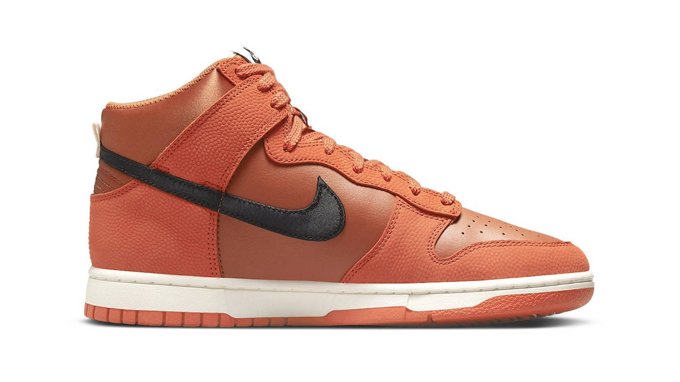 The WNBA x Nike Dunk High EMB Orange Basketball Colourwa y