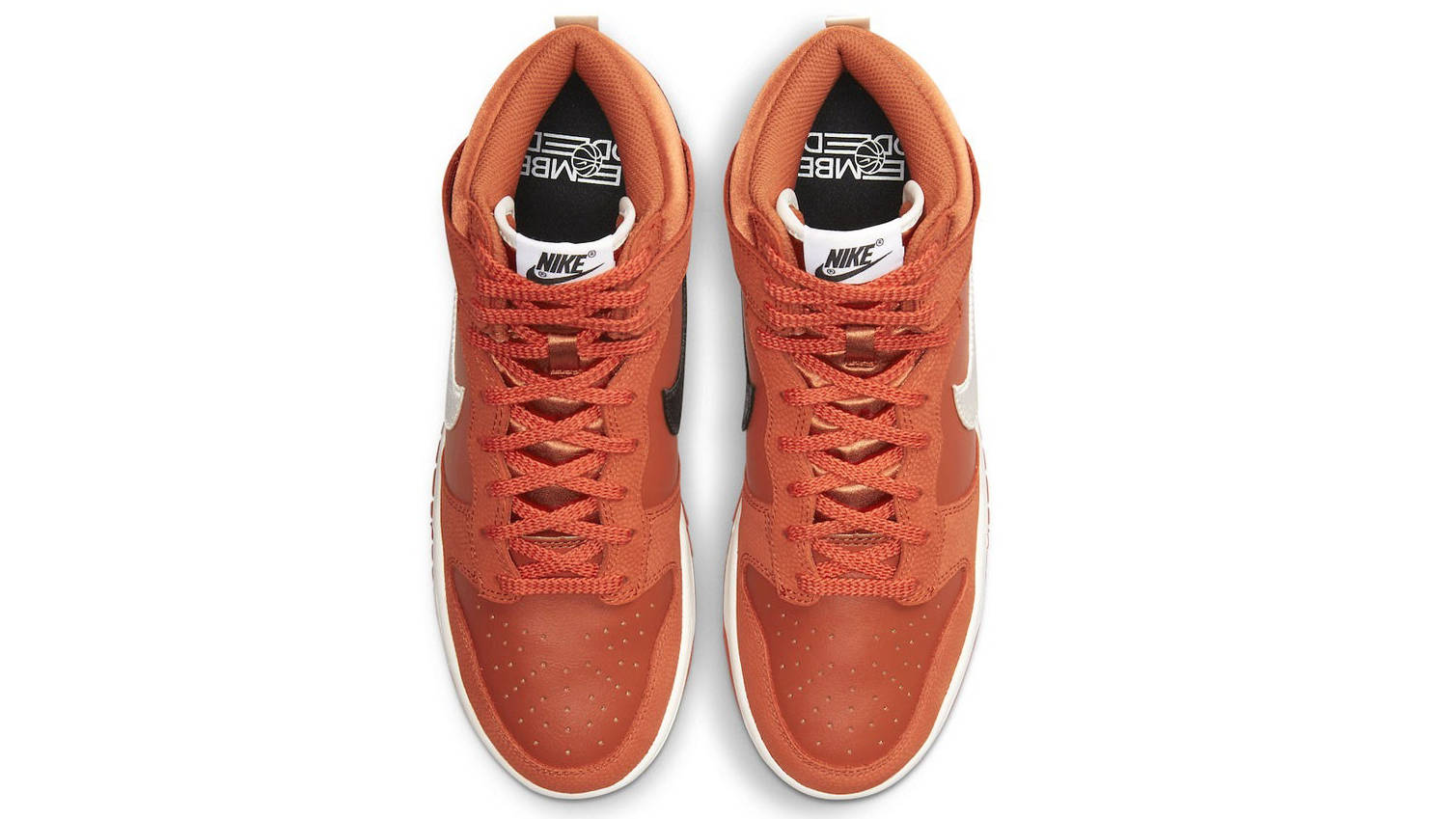 The WNBA x Nike Dunk High EMB Orange Basketball Colourwa y