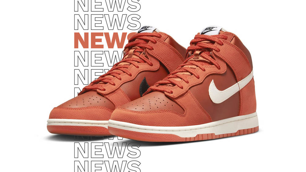 Image via Nike The WNBA x Nike Dunk High EMB Orange Basketball Colourwa y