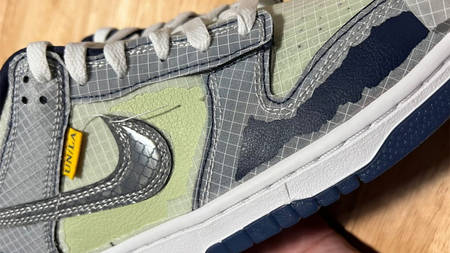 The Union LA x Nike Dunk Low Passport Pack Features Tear-Away Uppers The Union LA x Nike Dunk Low Passport Pack Features Tear-Away Uppers