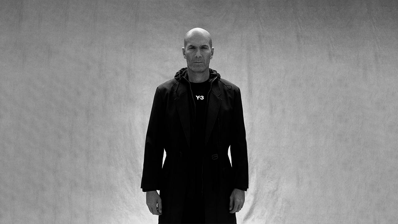 Y-3 Taps Football Legend Zinedine Zidane for Its "20 Years: Re-Coded" Campaign