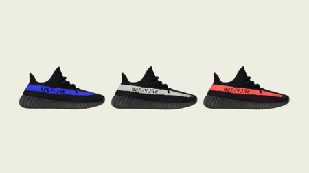 Here's Your First Look at Spring's Yeezy 350 V2 "Core Black" Line-Up
