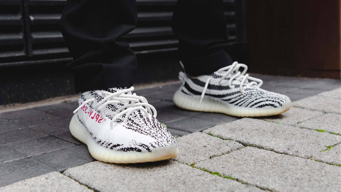 Yeezy 350 Boost V2 White Zebra Shoes 7