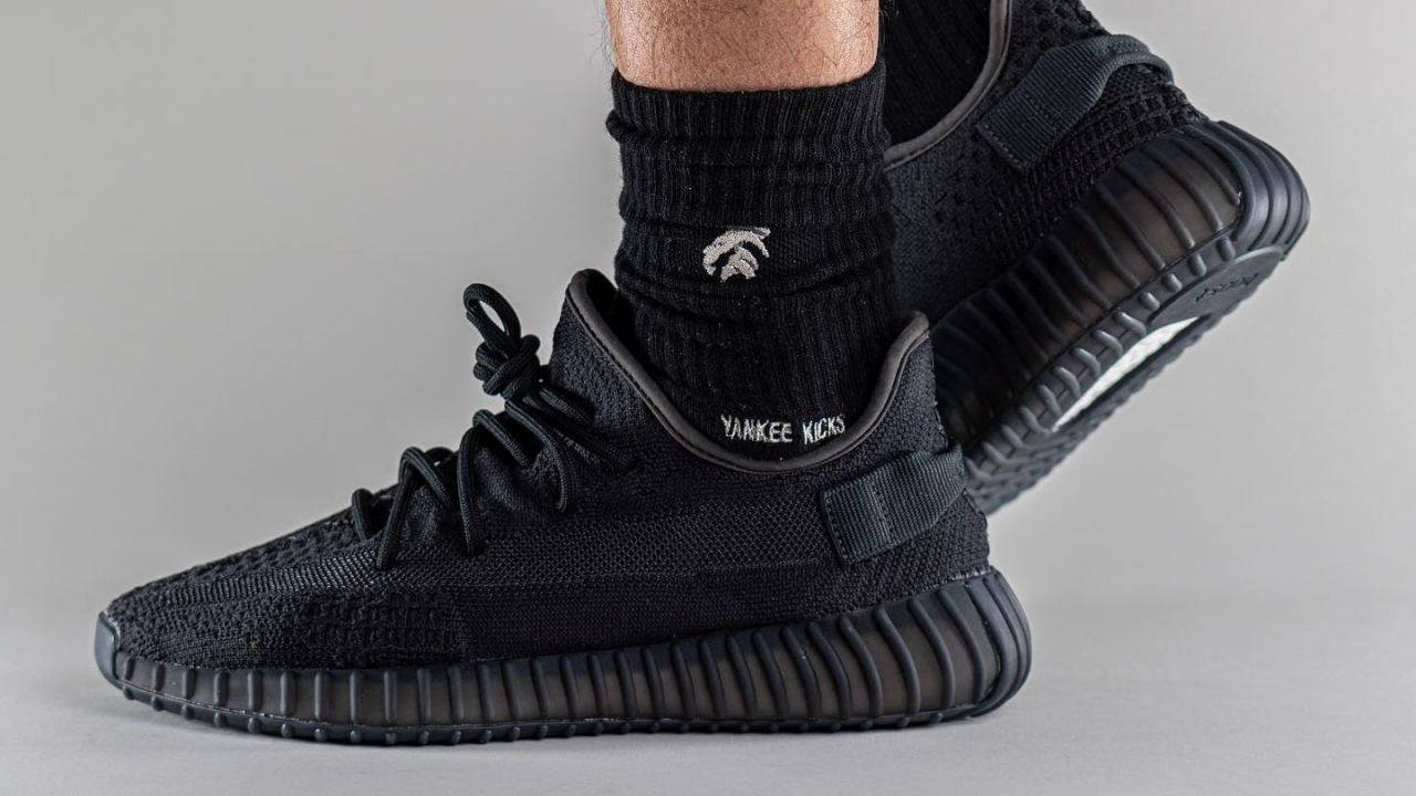 All black clearance yeezy boost high