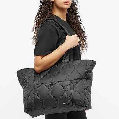 Adanola Circular Quilted Nylon Bag