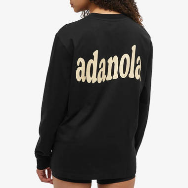 Adanola Long Sleeve Back Logo T-Shirt