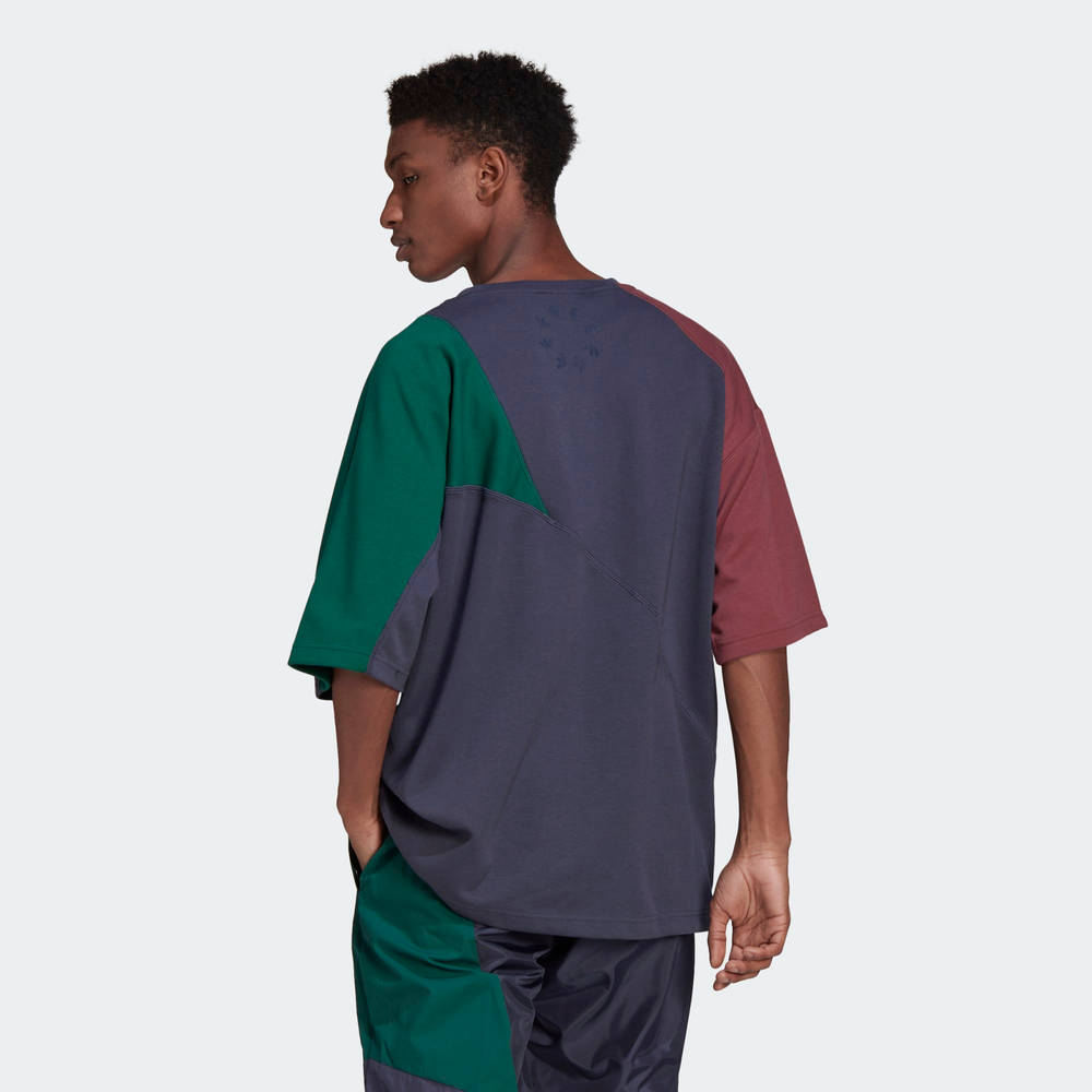 adidas Adicolor Colorblock T-Shirt - Shadow Navy | The Sole Supplier