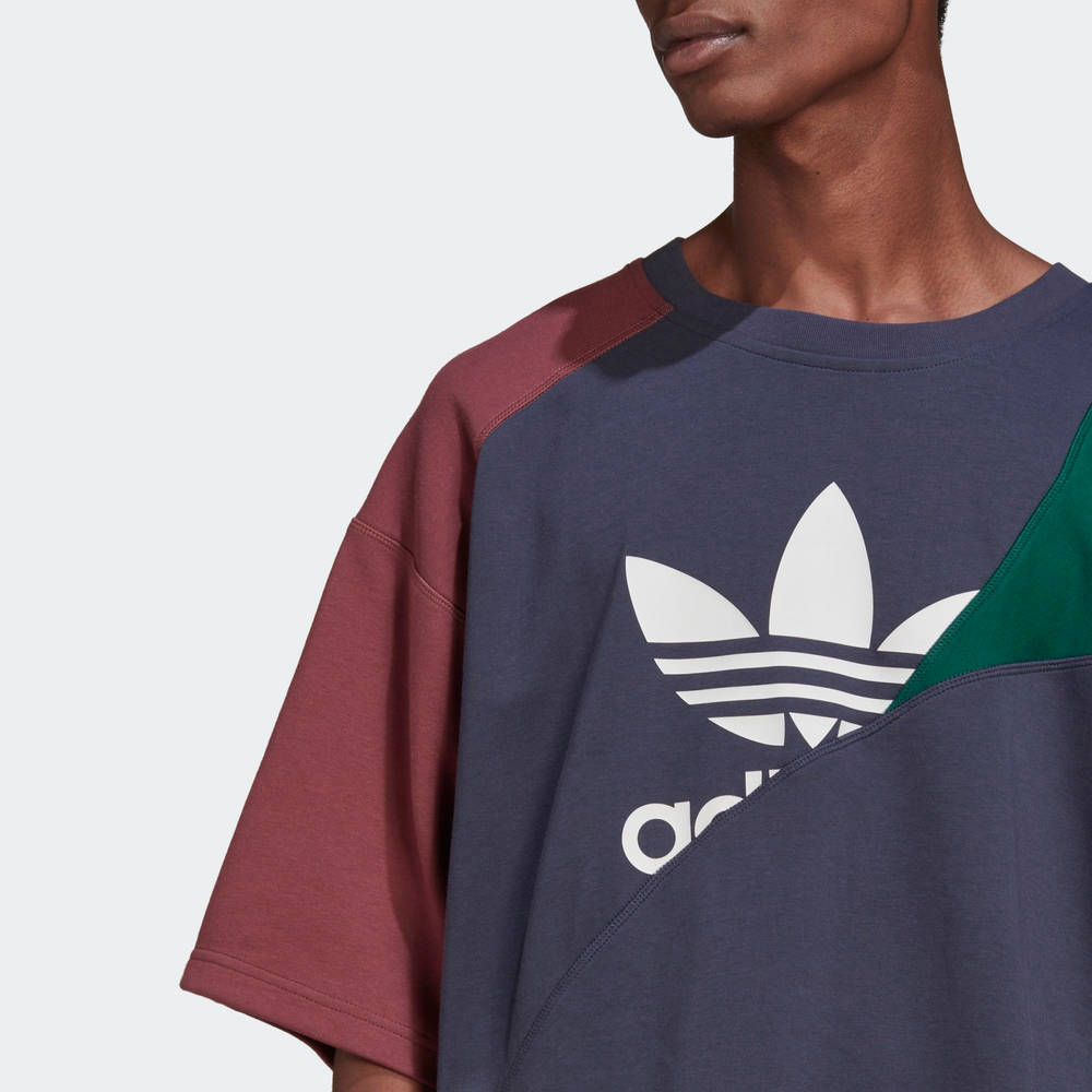 Adidas Adicolor Colorblock T Shirt Shadow Navy The Sole Supplier 1229