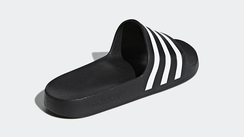 adidas Adilette Aqua Black White F35543 Back