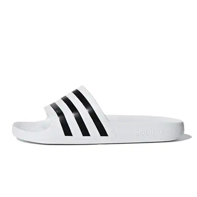 adidas Adilette Aqua White Black F35539