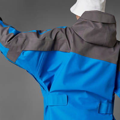 adidas Blue Version Rain Parka Jacket HD2235 Detail 3