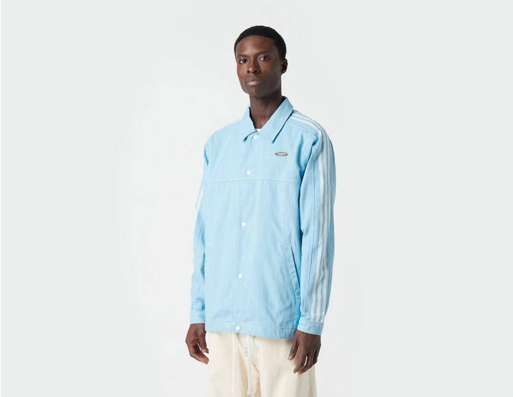 adidas Denim Coach Jacket Blue