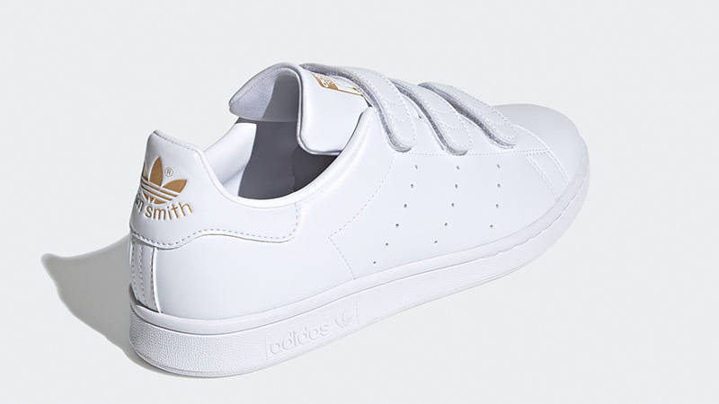 Stan smith white hot sale gold metallic