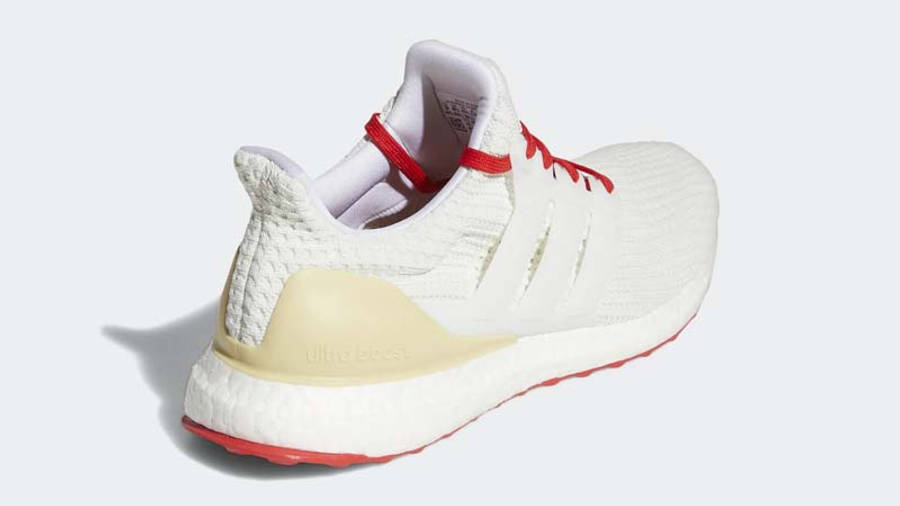 adidas Ultra Boost 4.0 DNA White Tint Red Back