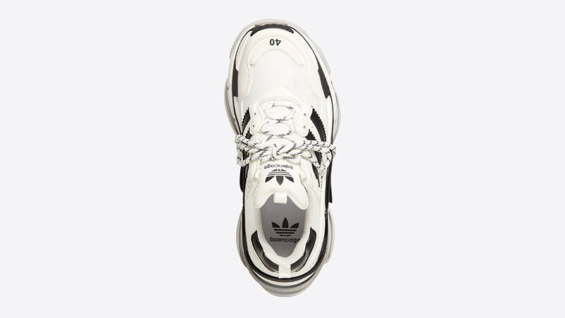 adidas x Balenciaga Triple S White Black | Where To Buy