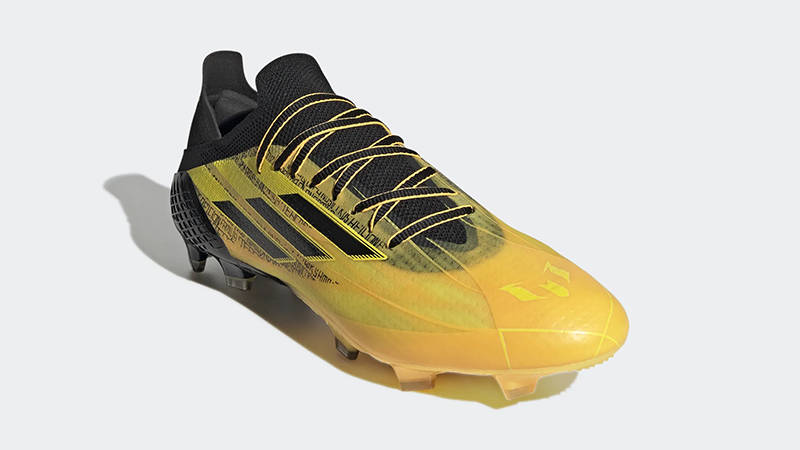 adidas X Speedflow Messi.1 Firm Ground Boots Gold Black GW7417 Side