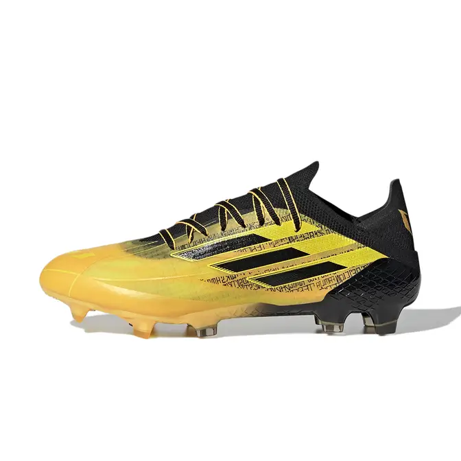 Black and shop gold messi boots