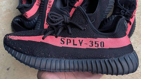 Peep a Closer Look at the Yeezy Boost 350 V2 "Black Red"