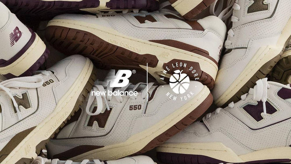 Image via aimeleondore Aimé Leon Dore x New Balance 550 Collaboration 2022