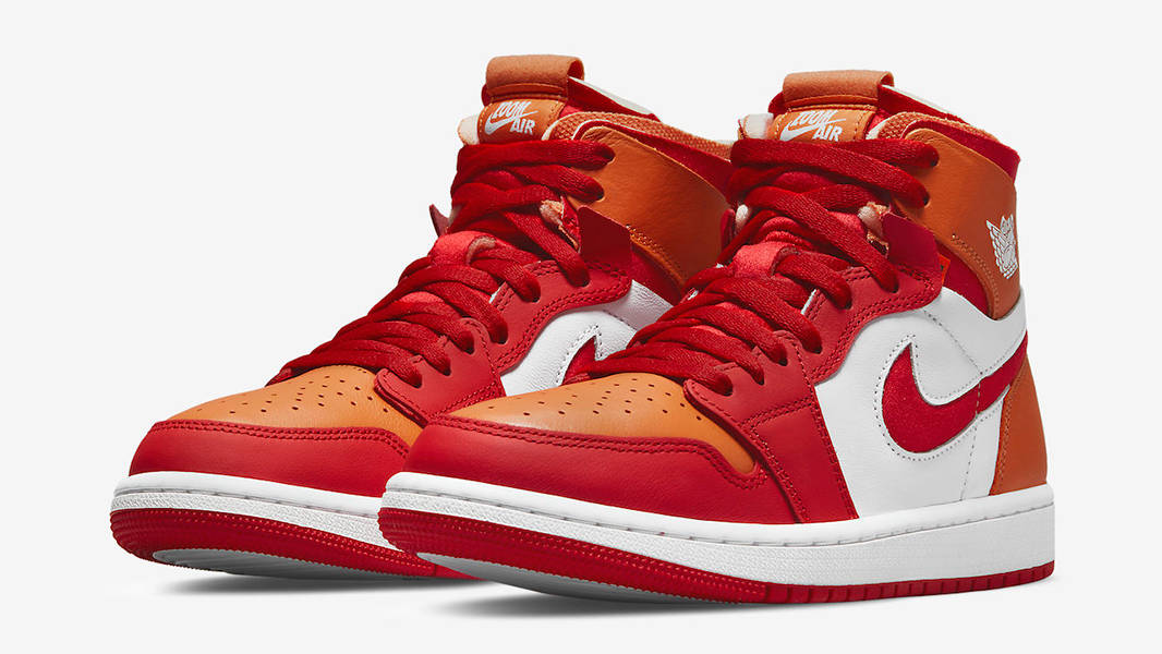 Air Jordan 1 High Zoom CMFT Fire Red Curry