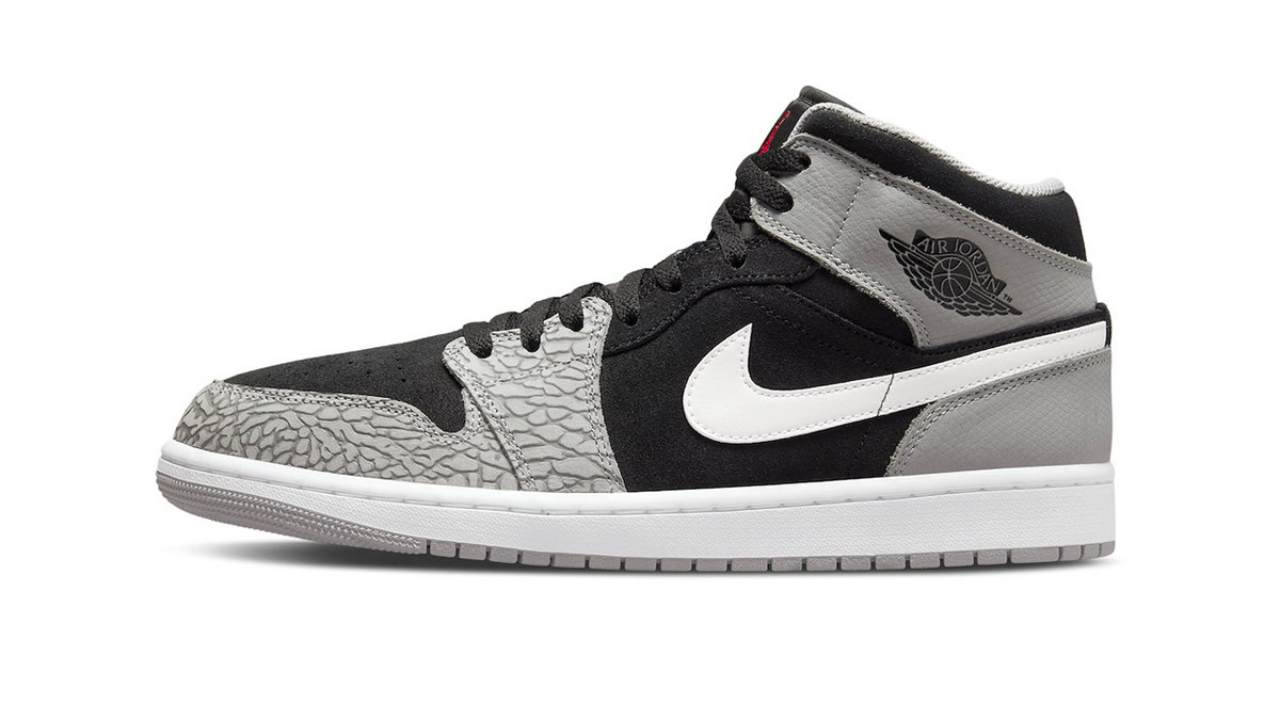 Air Jordan 1 Mid Elephant Toe 1