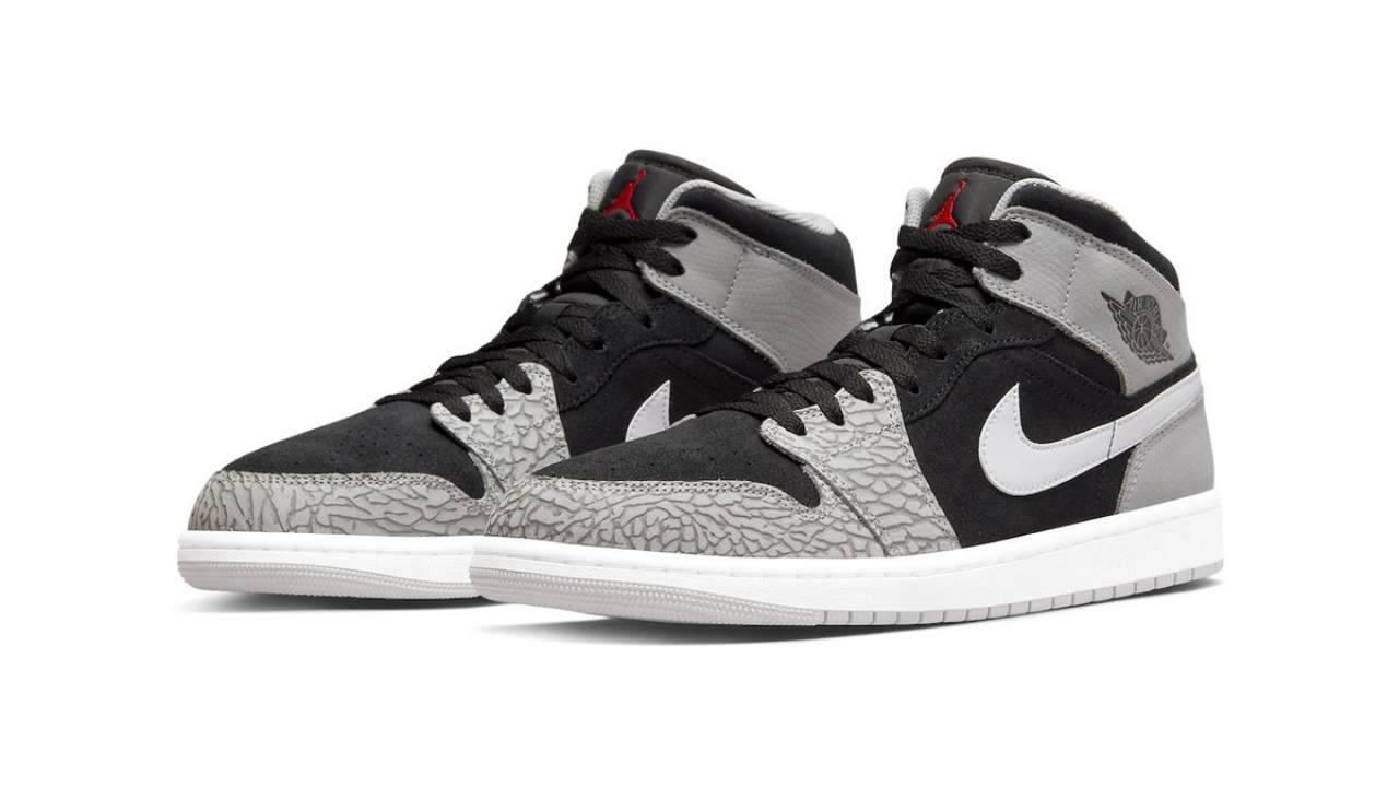 Air Jordan 1 Mid Elephant Toe 2