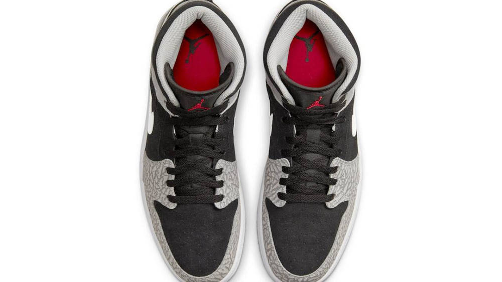 Image via Nike Air Jordan 1 Mid Elephant Toe 3