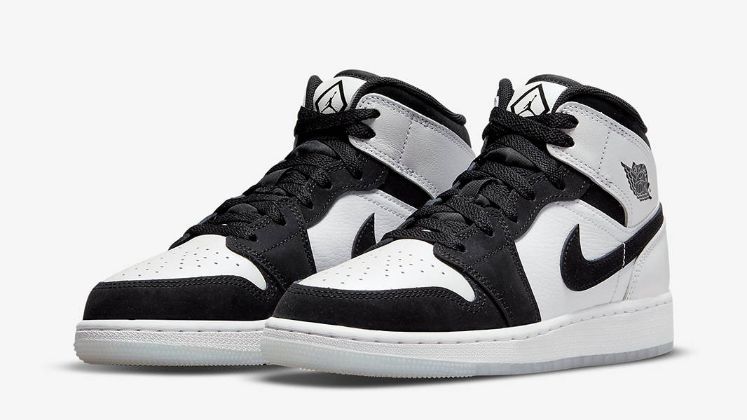 Air Jordan 1 Mid GS Diamond Shorts DN4321-100 Side