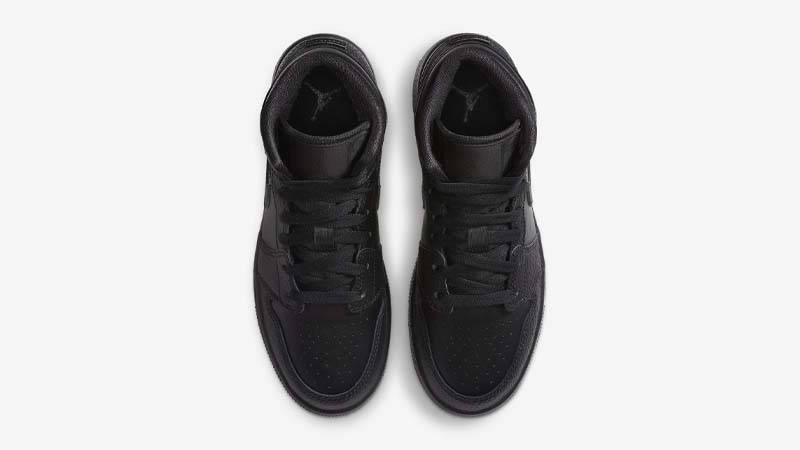 Air Jordan 1 Mid GS Triple Black