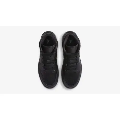 Air Jordan 1 Mid GS Triple Black | Where To Buy | 554725-091 | The 
