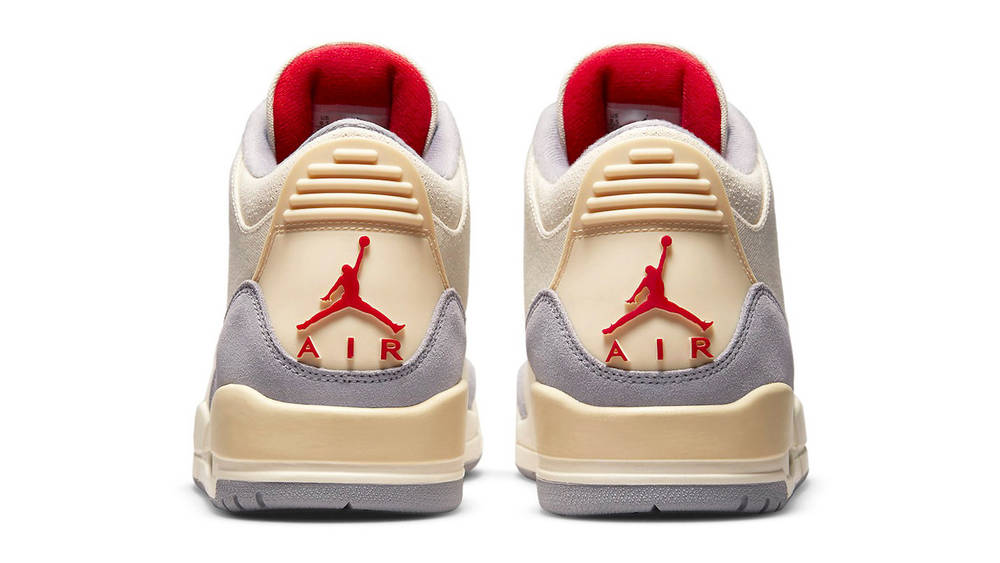 Image via Nike Air Jordan 3 Canvas Muslin Drop Date