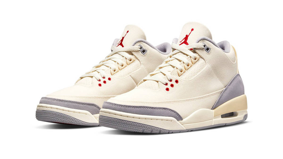 Air Jordan 3 Canvas Muslin Drop Date