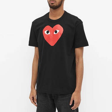Comme des Garcons Play Heart Logo T-Shirt