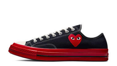 Comme des Garcons Play x Converse Chuck 70 Low Black Red