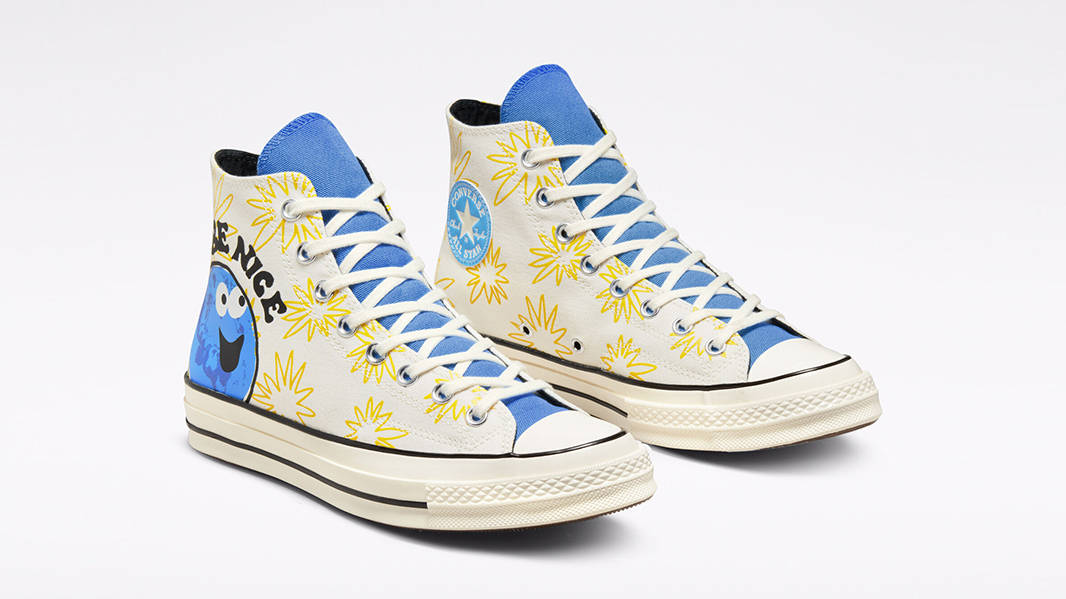 Converse Chuck 70 Sunny Floral High Blue Amarillo