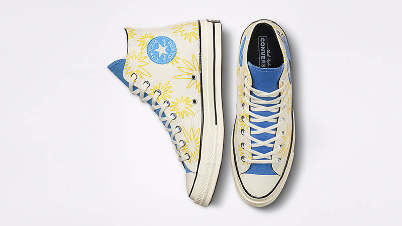 Converse Chuck 70 Sunny Floral High Blue Amarillo