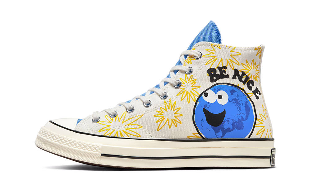 Converse Chuck 70 Sunny Floral High Blue Amarillo