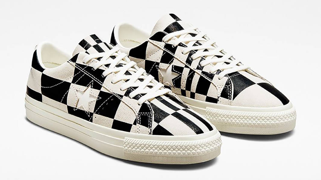Converse One Star Warped Board Low White Black 172352C SIde