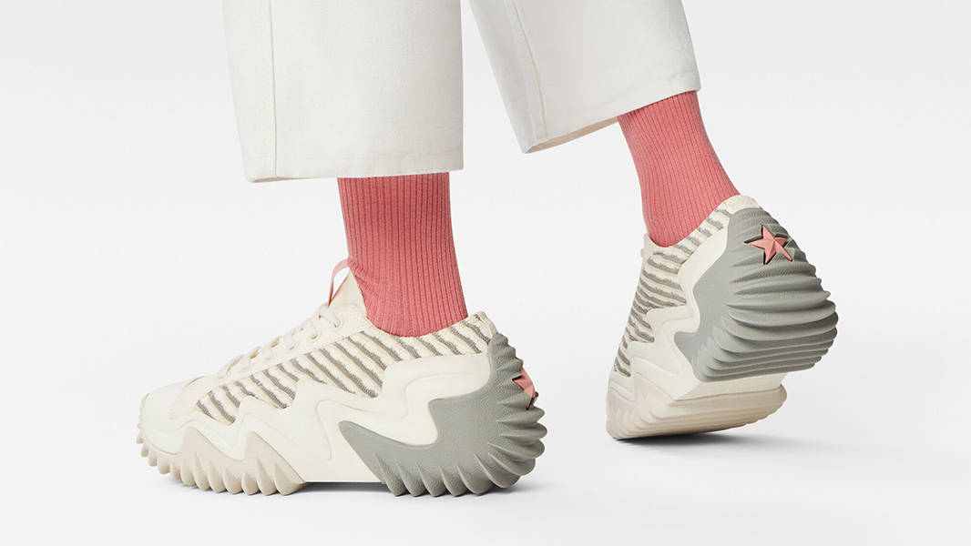 Converse Run Star Motion Canvas Platform Desert Sand