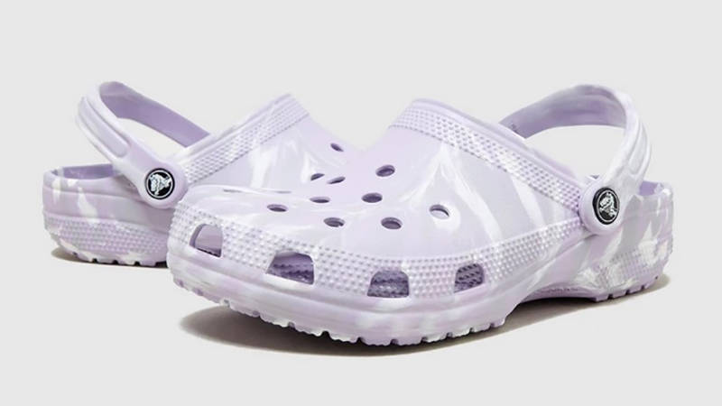 Crocs Classic Clog Marbled Purple