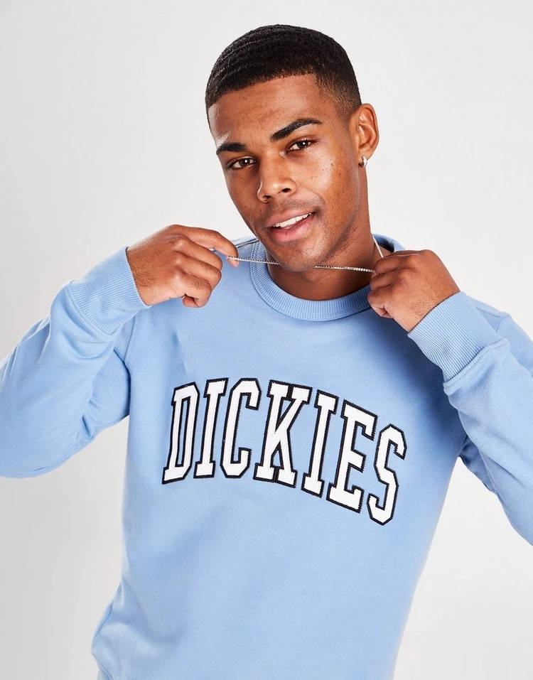 Dickies Aitkin Sweatshirt Allure Blue Detail