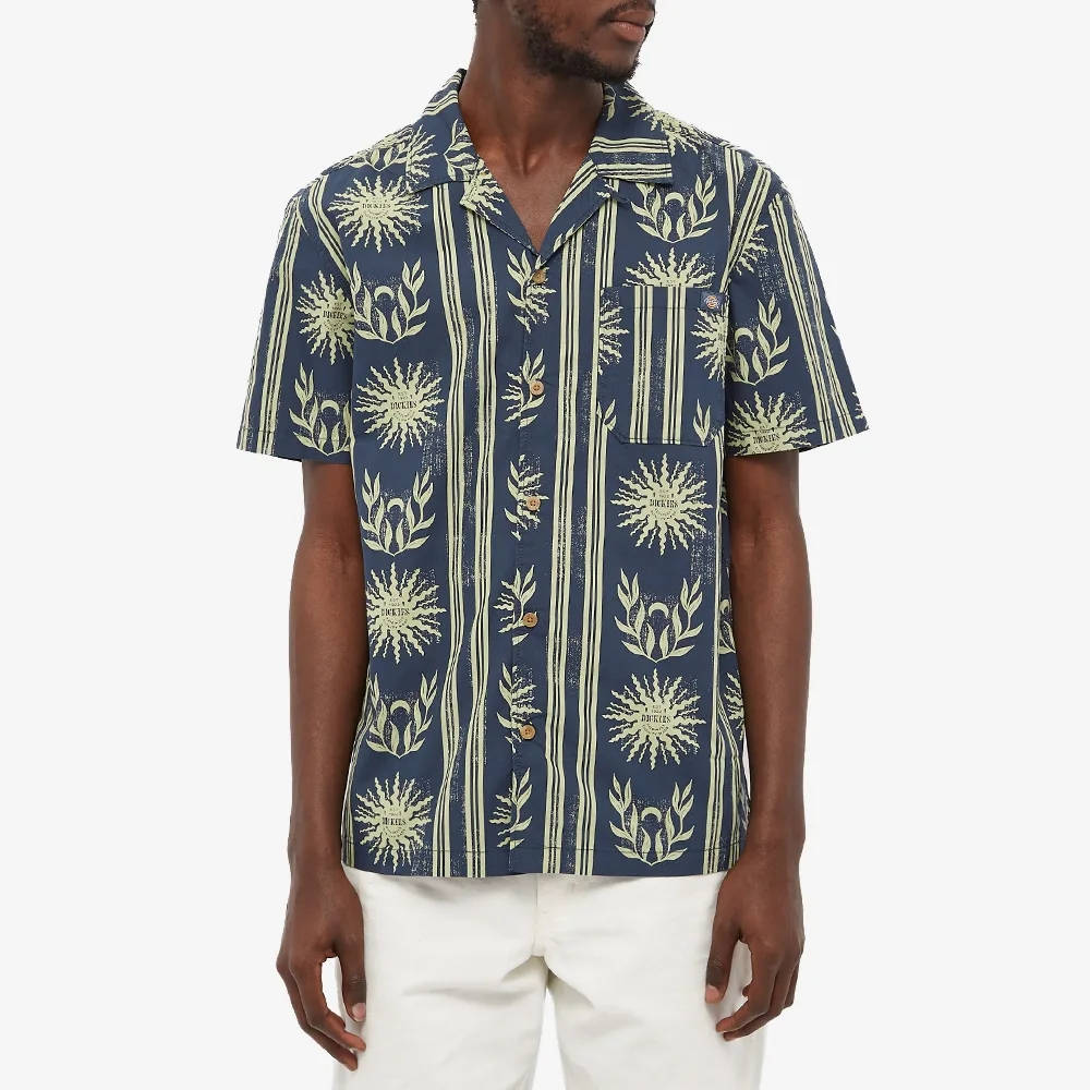 Dickies Kelso Vacation Shirt Air Force Blue
