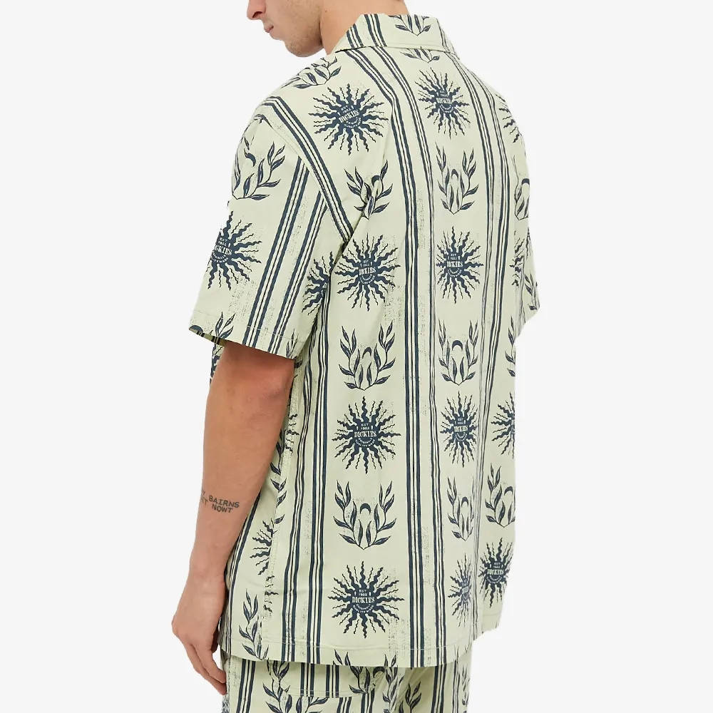 Dickies Kelso Vacation Shirt Celadon Green Back