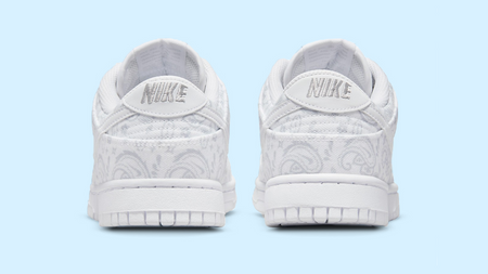 The Paisley Line-Up is Expanding With The Addition of This Triple-White Dunk The Paisley Line-Up is Expanding With The Addition of This Triple-White Dunk