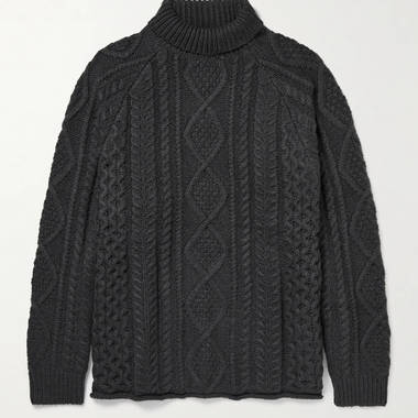 Fear of God ESSENTIALS Cable-Knit Rollneck Sweater