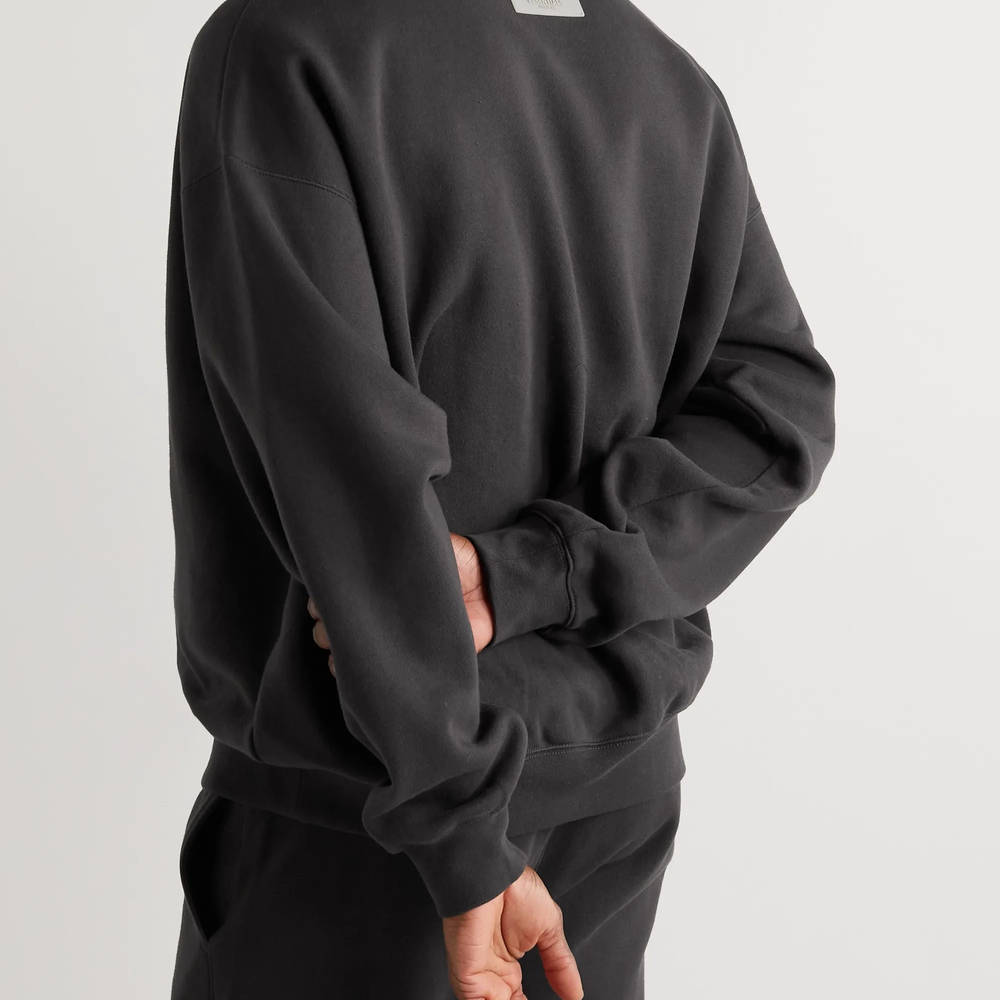 essentials charcoal crewneck