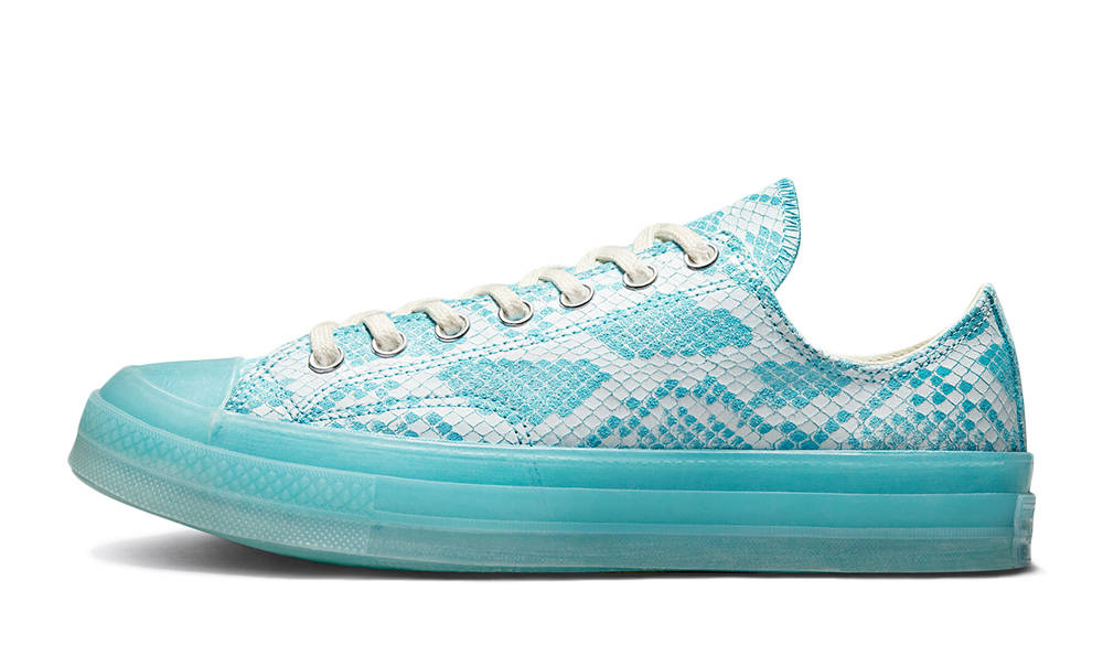 GOLF WANG x Converse Chuck 70 Snakeskin Low Blue Topaz 173190C