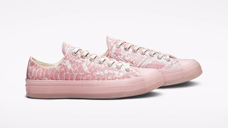 GOLF WANG x Converse Chuck 70 Snakeskin Low Pink Dogwood 173189C Side 2