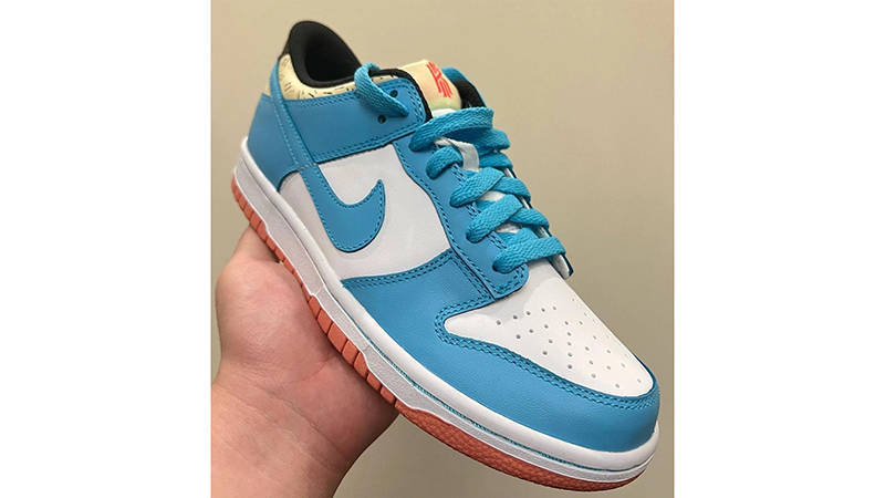 Kyrie Irving x Nike Dunk Low White Blue Where To Buy